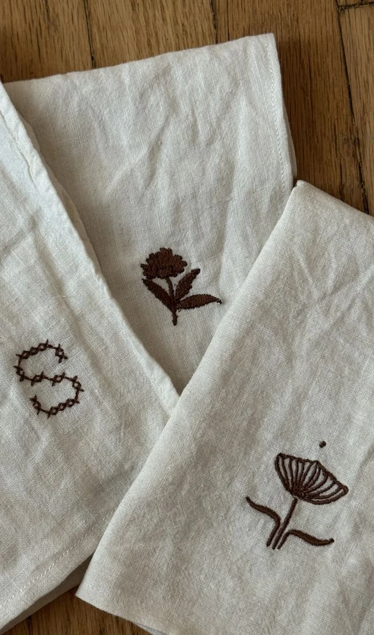 Embroidered Napkin Workshop 4/30