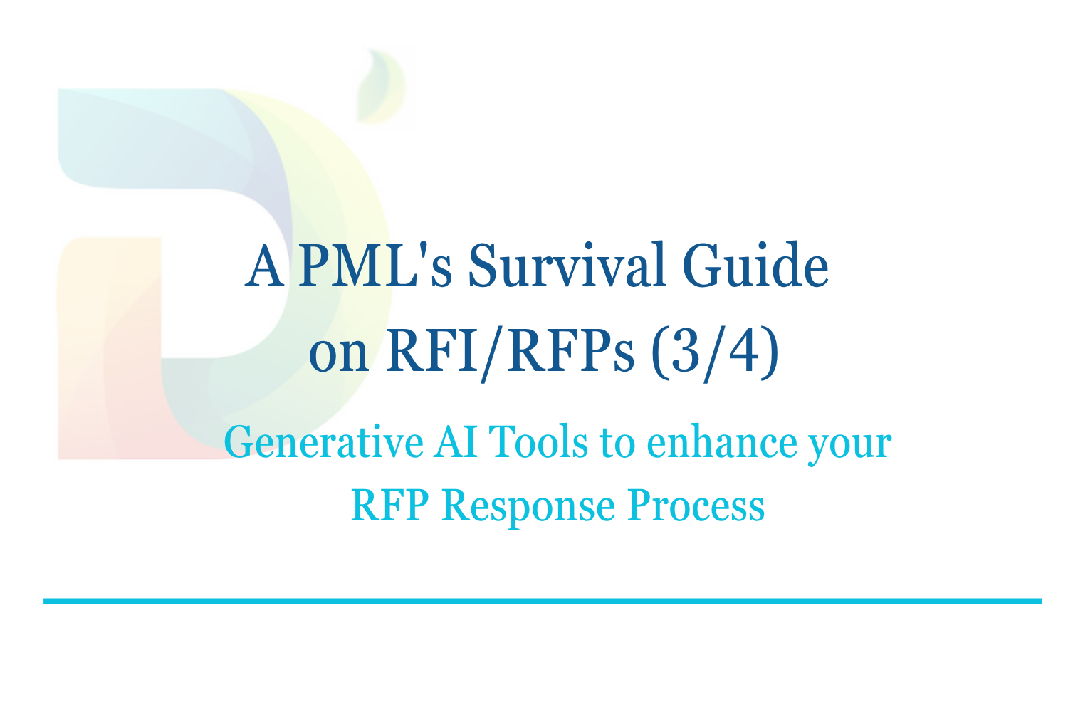 Generative AI Tools to Enhance Your RFP Response Process (3/4)