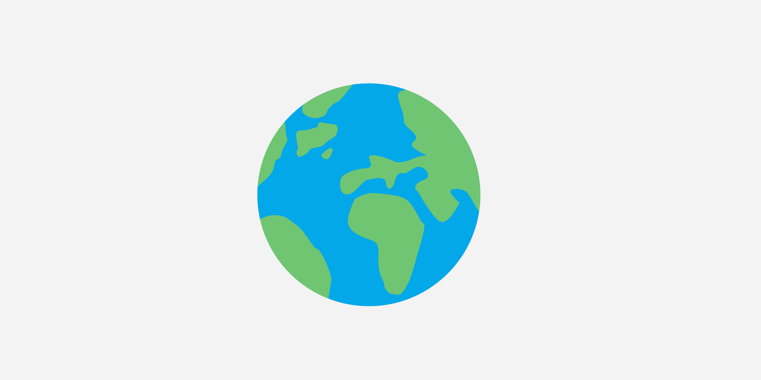 Illustratie van de aarde met continenten in groen en oceanen in blauw op een lichte achtergrond.