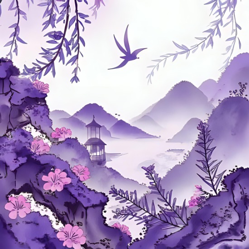 Pink Illustrative Watermelon Be Positive Circle Logo.png