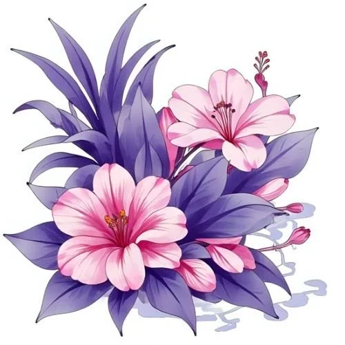 Pink Illustrative Watermelon Be Positive Circle Logo.jpeg