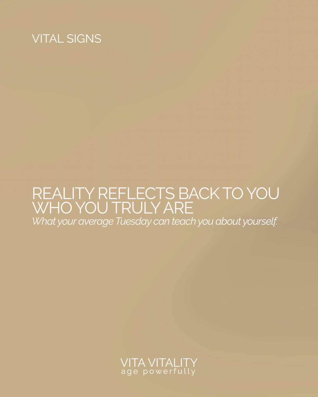 Reality Reflects Back To You Who You Truly Are