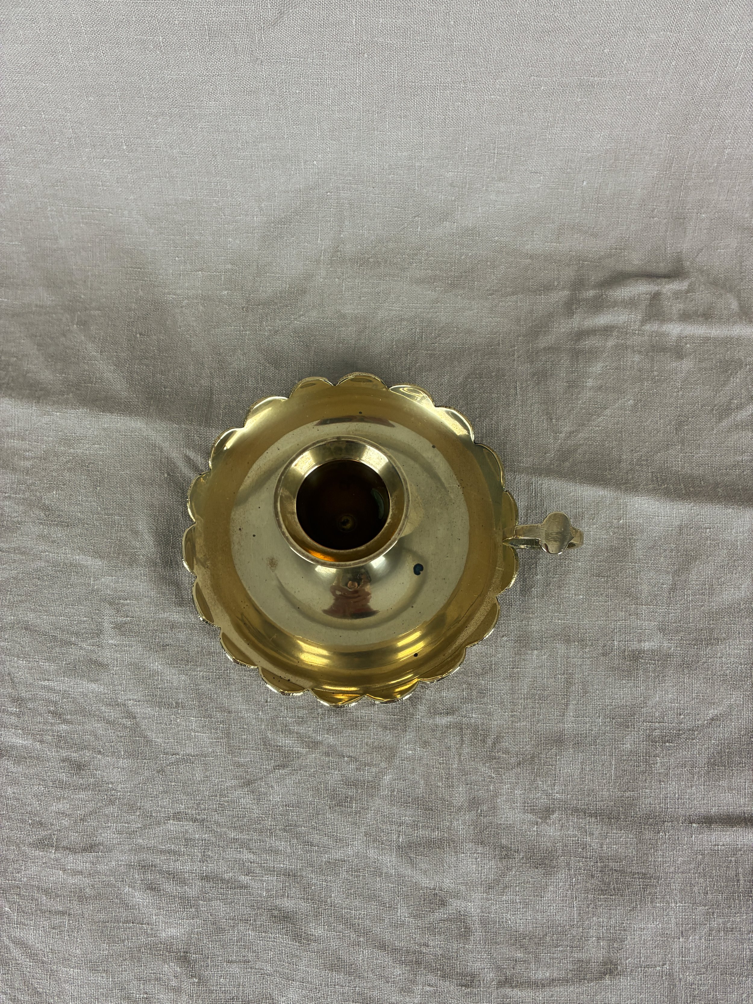 Petal scalloped brass candlesitck-2.jpg