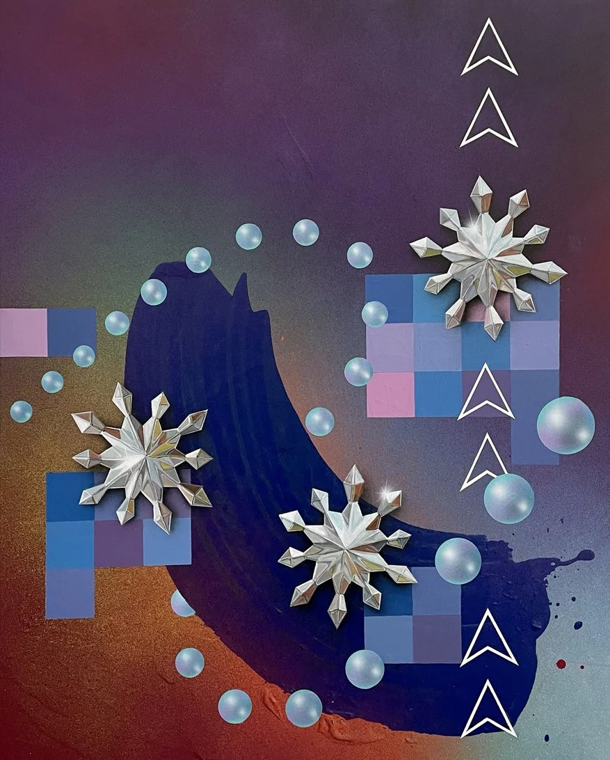 Oh No, You Didn't, 2021, acrylic on canvas, 100cm x 80cm