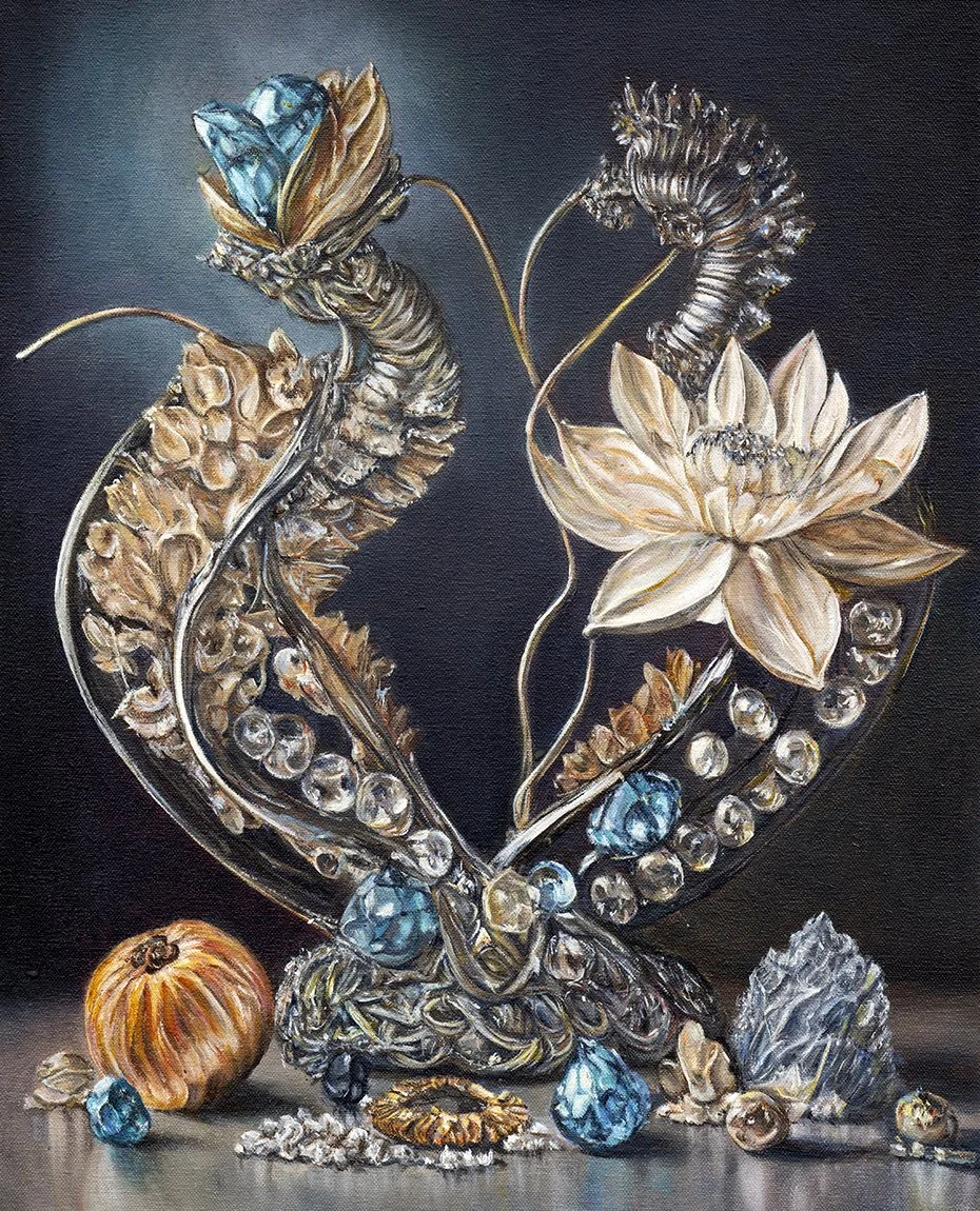 Unsubscribed From Your Reality, 2025, oil on canvas, 50cm x 40cm