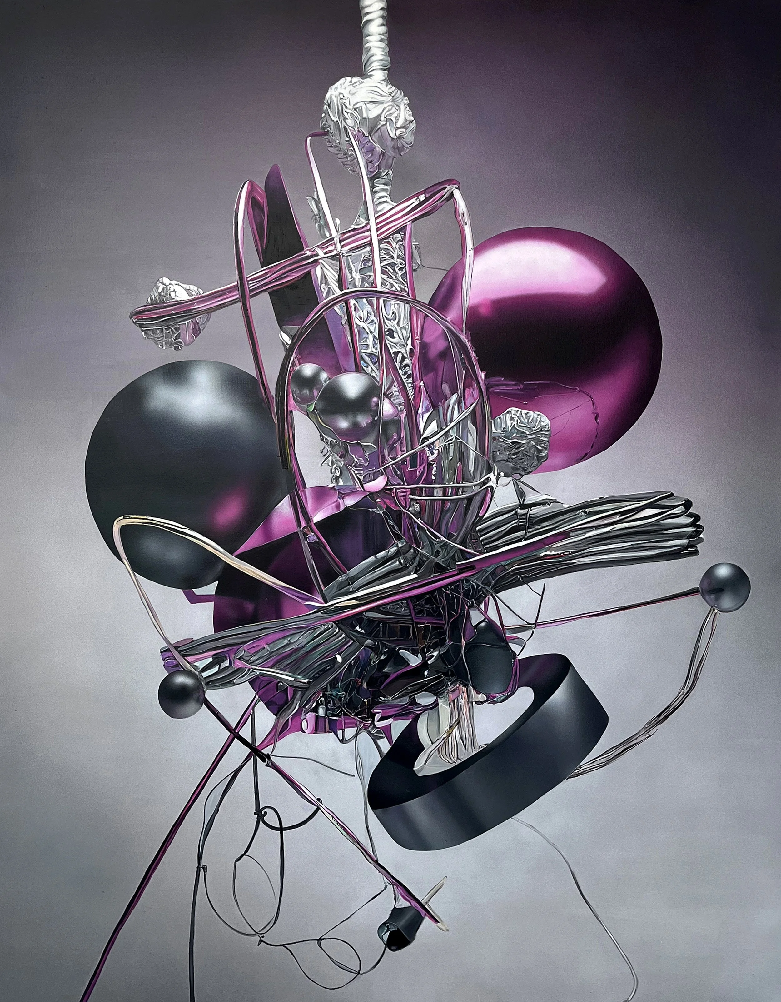 Hit Me Up, Calm Me Down, 2024, acrylic on canvas, 150cm x 120cm