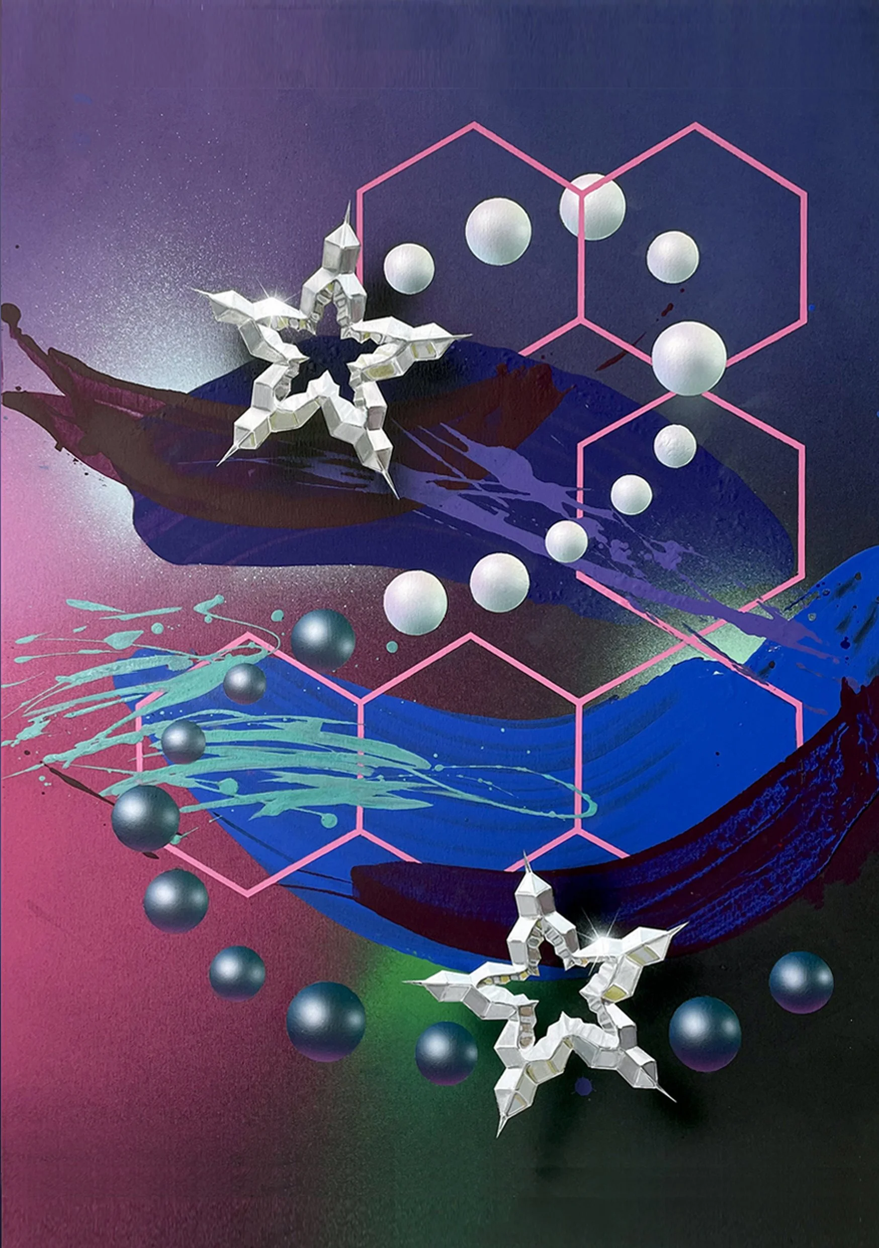 Read My Lips Baby, Are You Done Yet?, 2021, acrylic on canvas, 80cm x 65cm