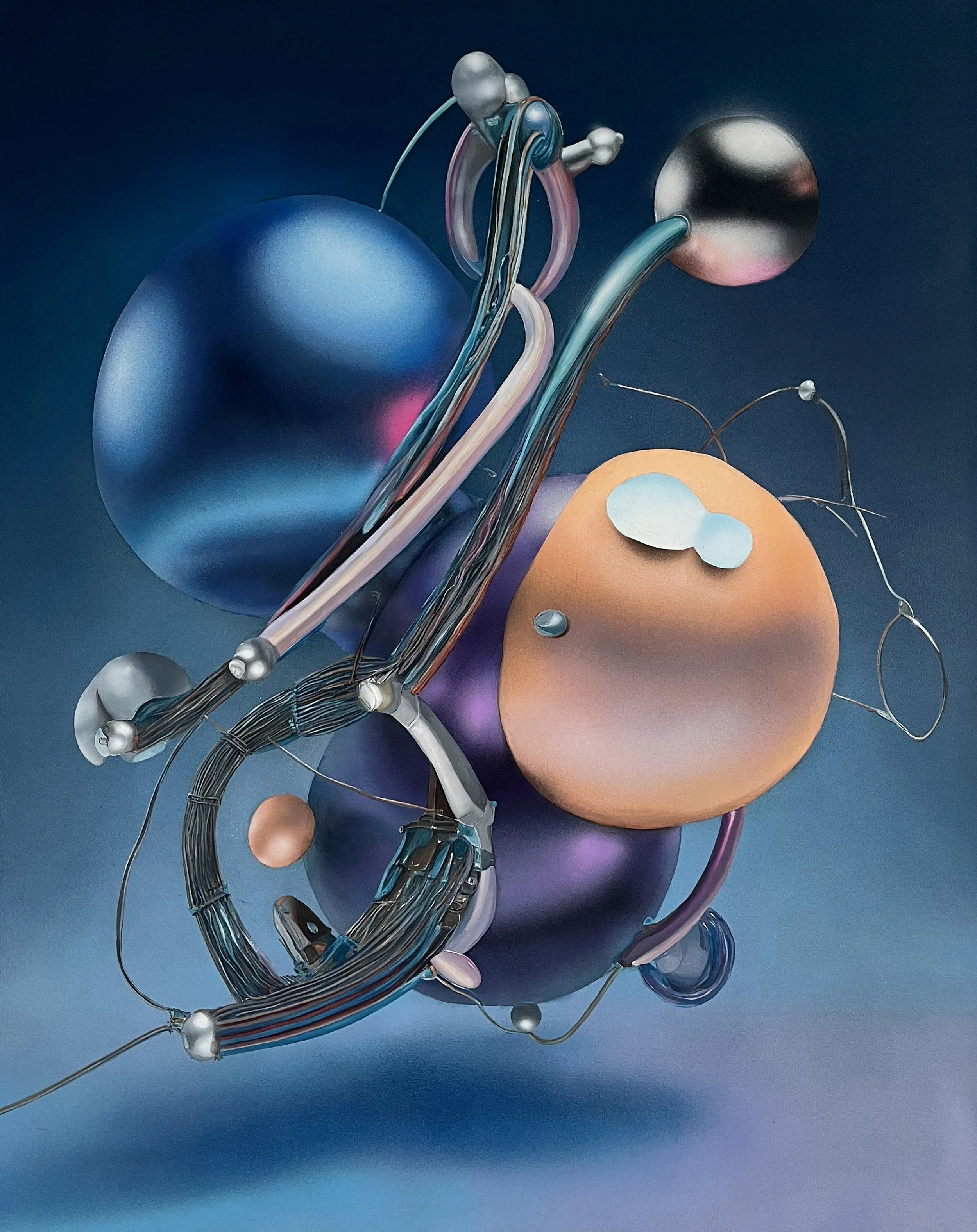 Good To Go, 2024, acrylic on canvas, 100cm x 80cm