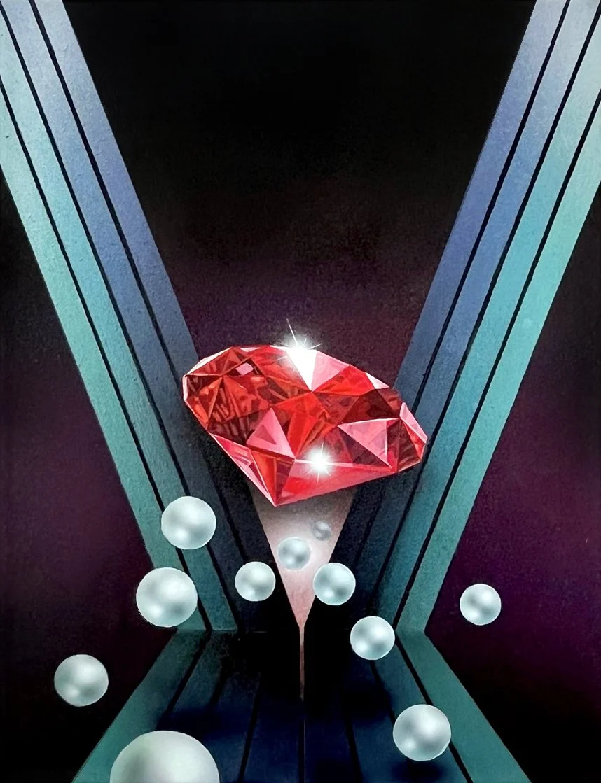 Later Dude, Boss Is Back, 2023, acrylic on canvas, 40cm x 30cm