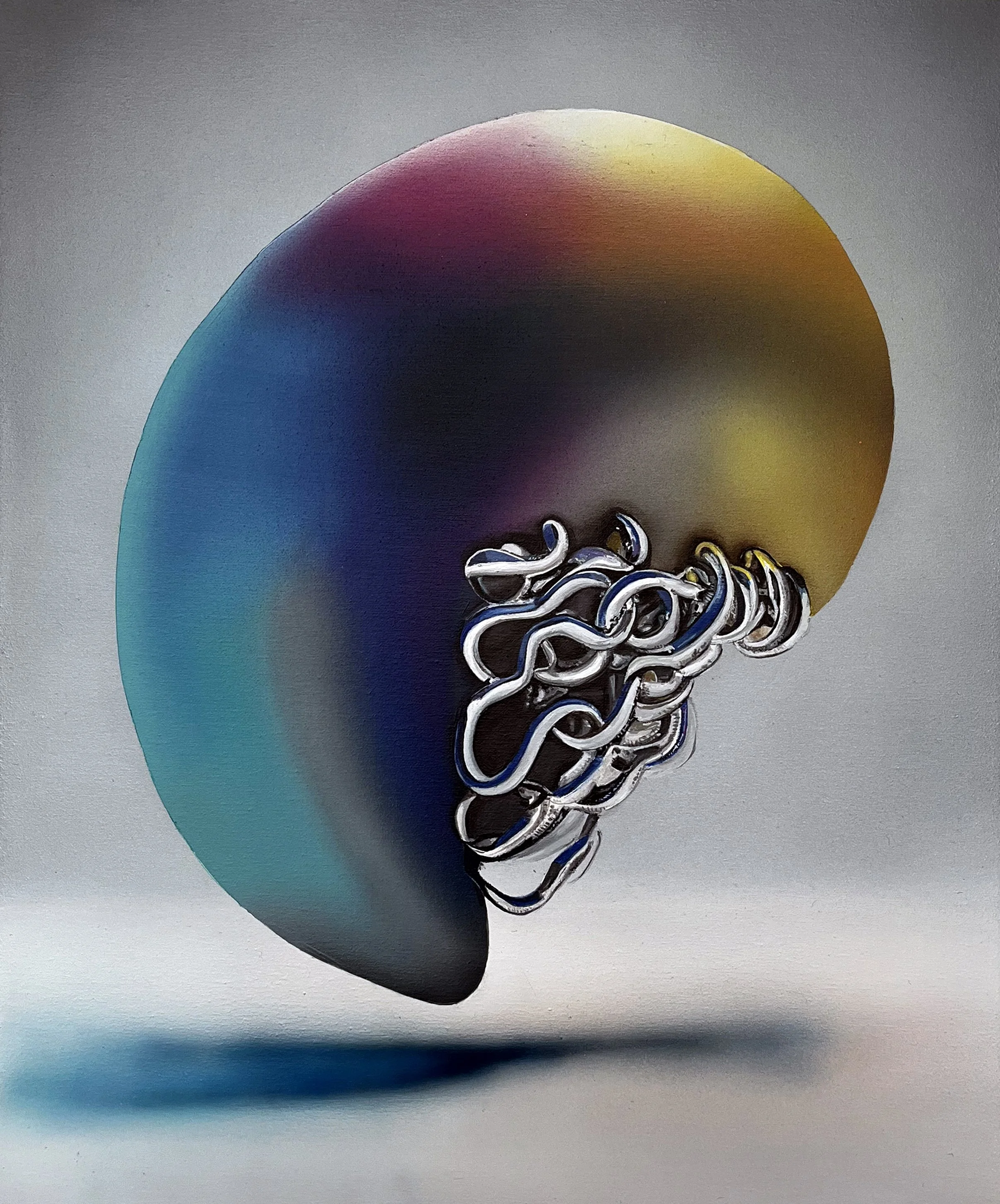 Same Same, Mad For It, 2024, acrylic on canvas, 55cm x 45cm