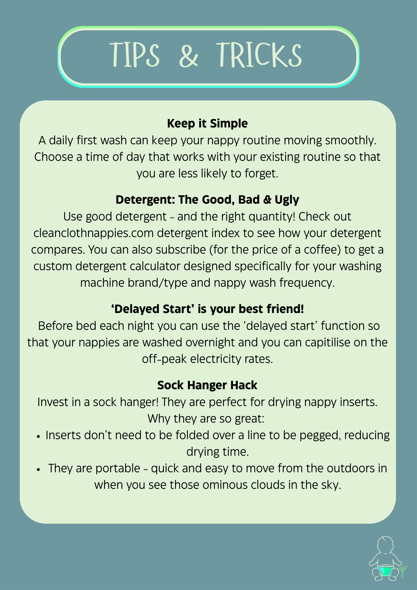 Cloth Nappy Tips and Tricks Cloth Nappy Hire Orange Bathurst Blayney Central West NSW