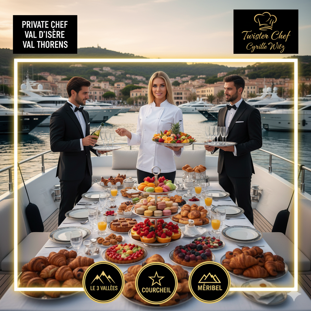 Private chef Corse à Courchevel  1850, 1650, 1550, les 3 Vallées, Meribel, la Tania, le Praz, le Moriond, St Martin de Belleville, Val d’Isere, Val Thorens