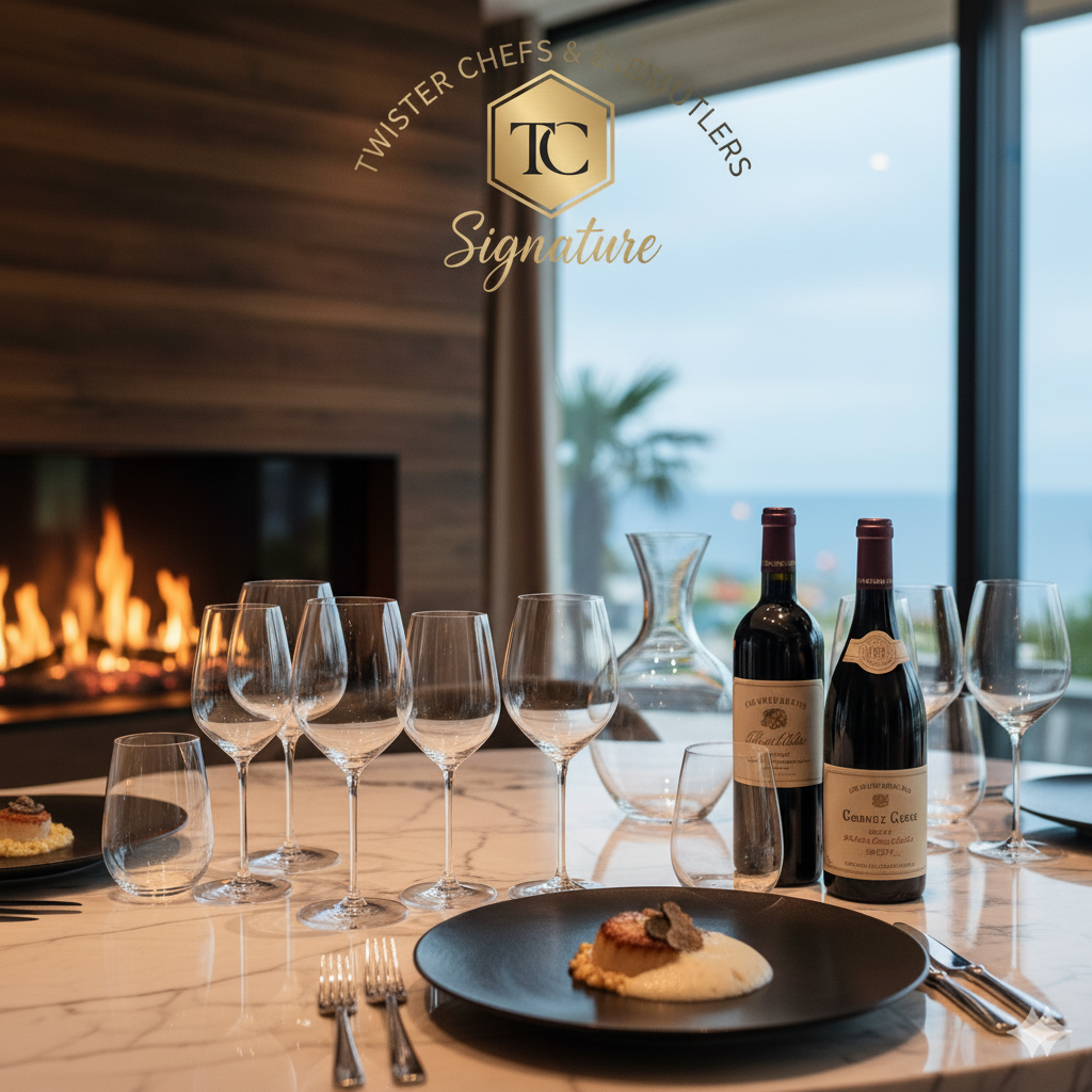 Signature Twister: Gastronomy and Exceptional Wines in a Chalet- Signature Twister : Gastronomie et Vins d'Exception en Chalet