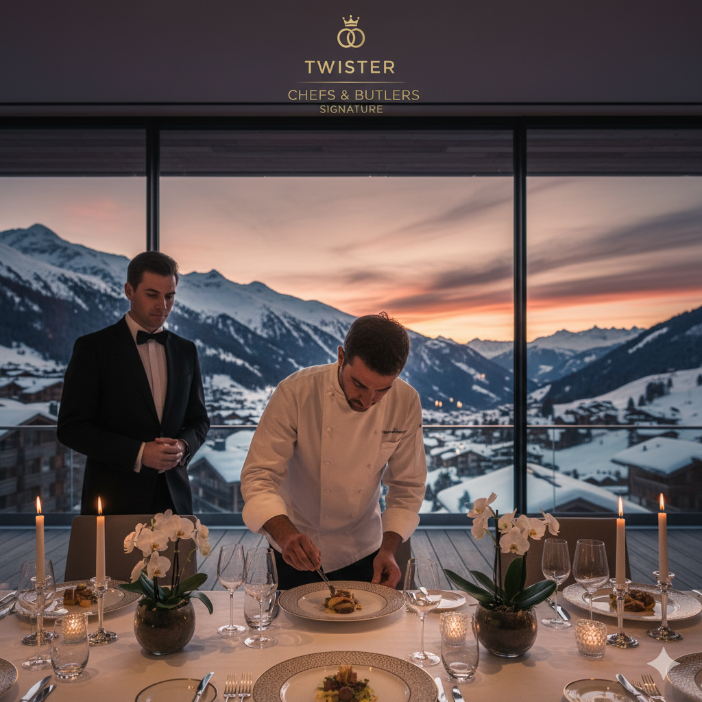 Le Vrai Luxe à Courchevel 1850 : Quand le Chef Étoilé s'invite dans Votre Chalet