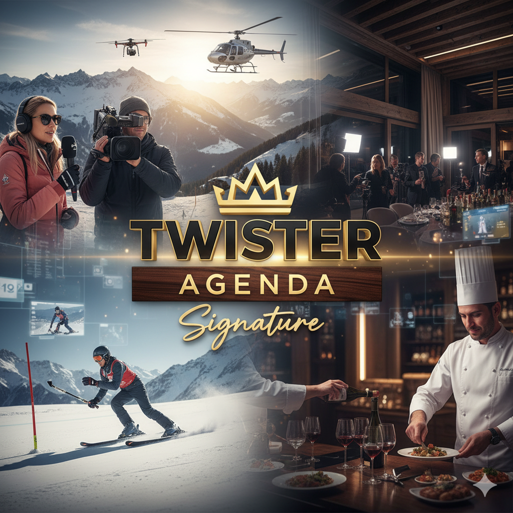  TWISTER AGENDA : Le Reporter VIP des Coulisses UHNWI 
