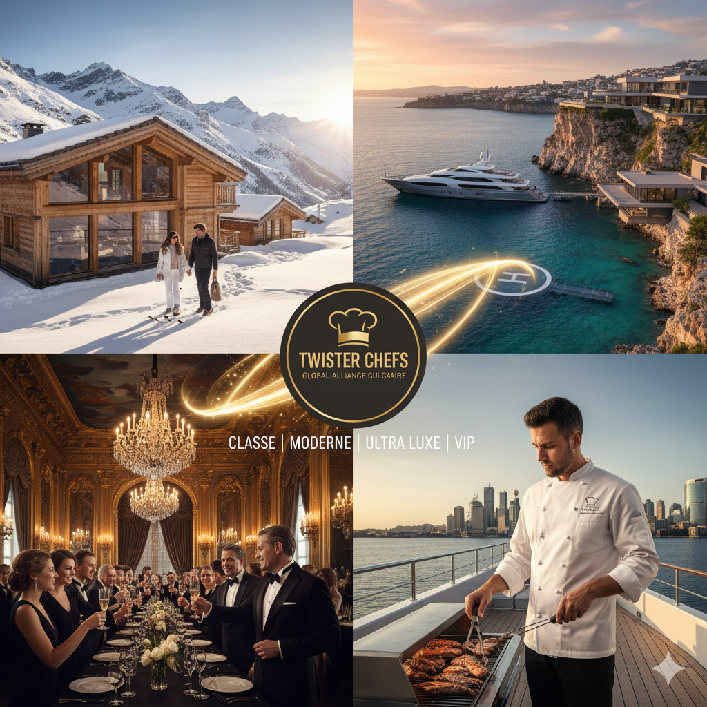 Du Poudreux de Courchevel au Sable Rouge de l'Outback : Le Voyage Culinaire Ultime.