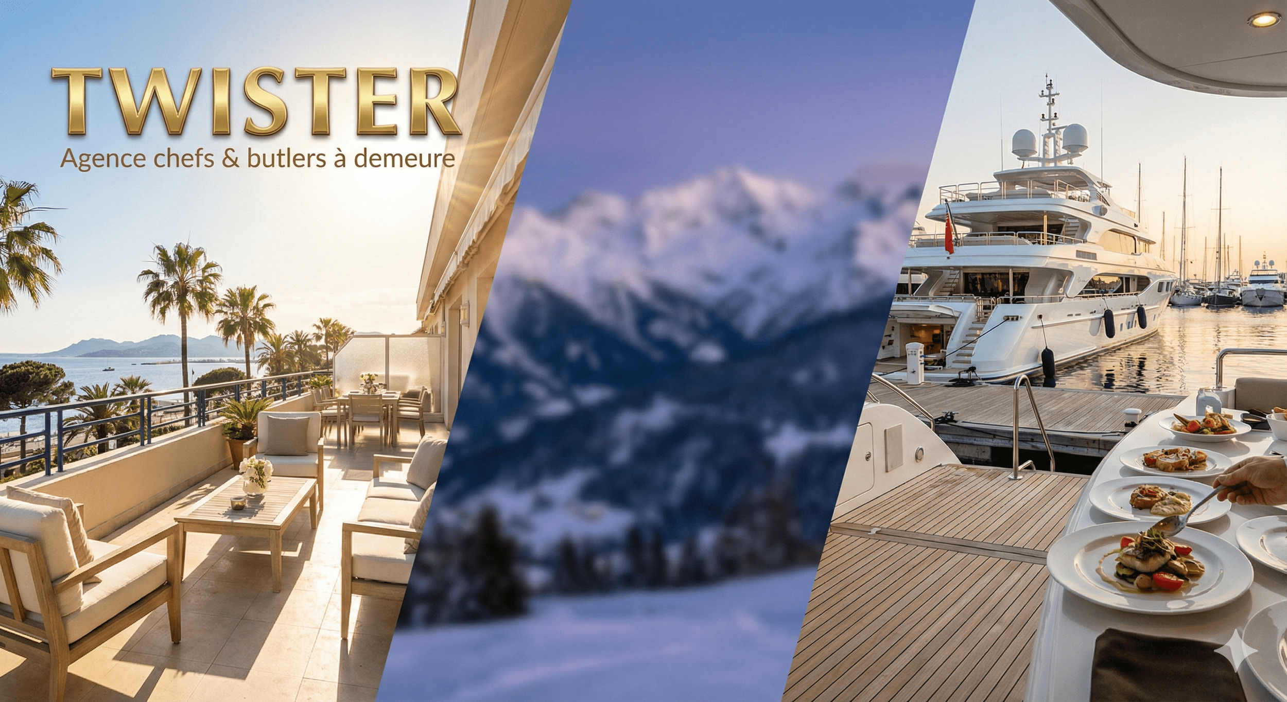 🇫🇷 Chef Privé Cannes &amp; Croisette : Excellence Villa, Yacht &amp; Congrès | TWISTER