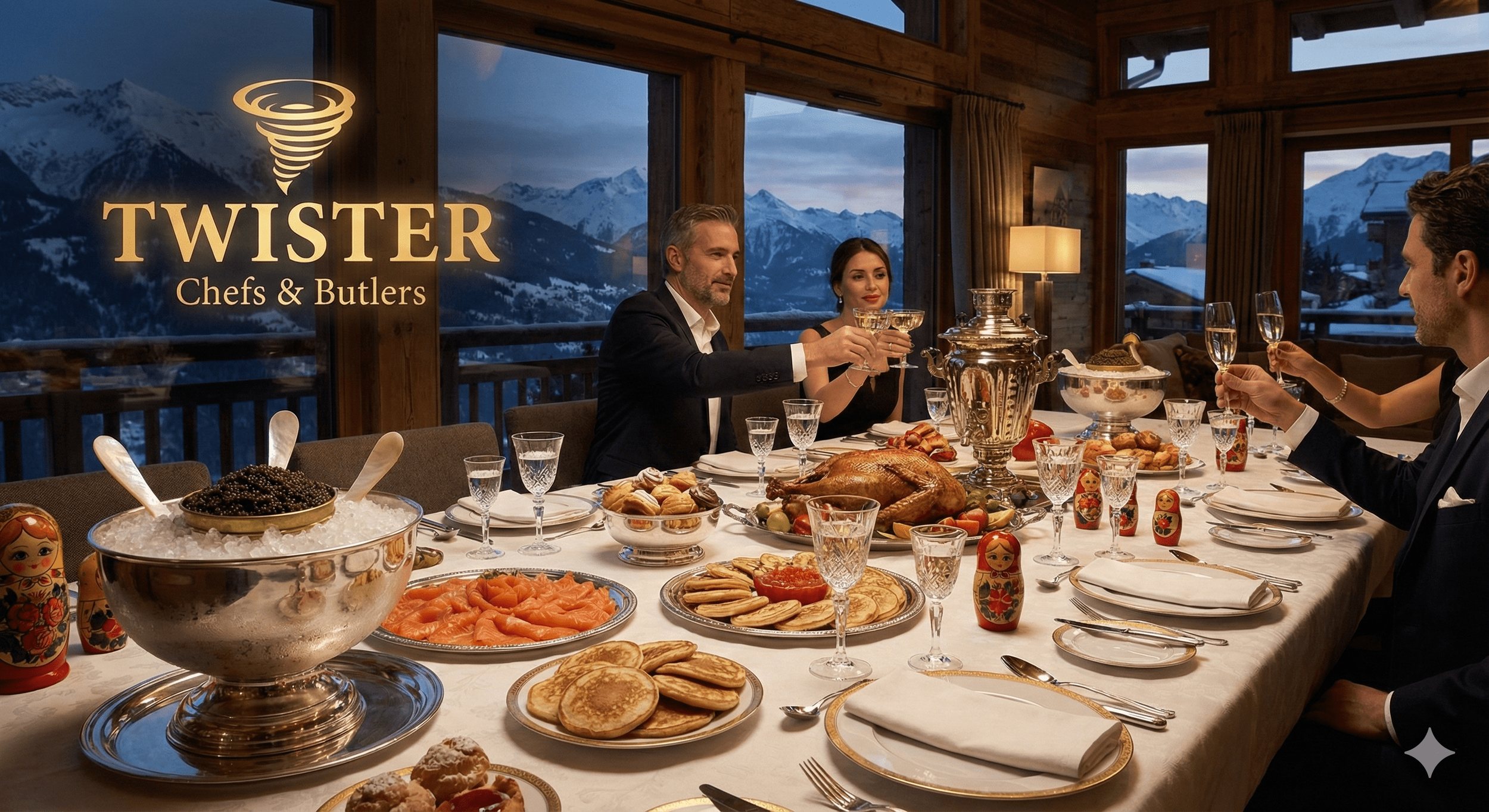 Chef Privé Courchevel &amp; Traiteur Russe Luxe | TWISTER by Cyrille Witz 🏔️ Русским Гостям