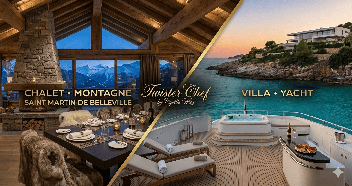 Chef privé à Domicile Saint-Martin-de-Belleville | Gastronomie &amp; Luxe au Chalet - Twister Chef