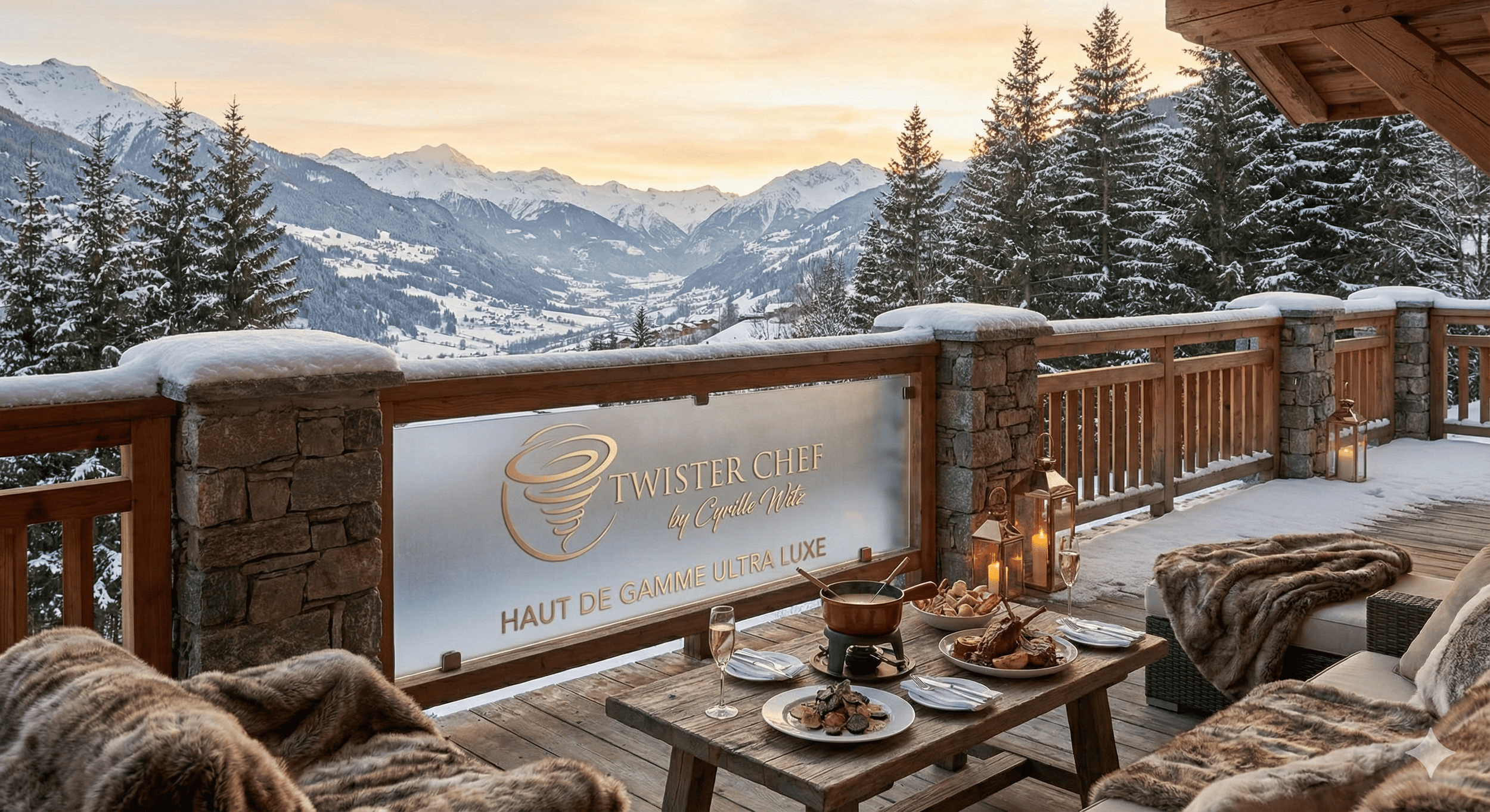 Chef à Domicile à Bozel : L'Art du Dîner Gastronomique en Chalet Privé