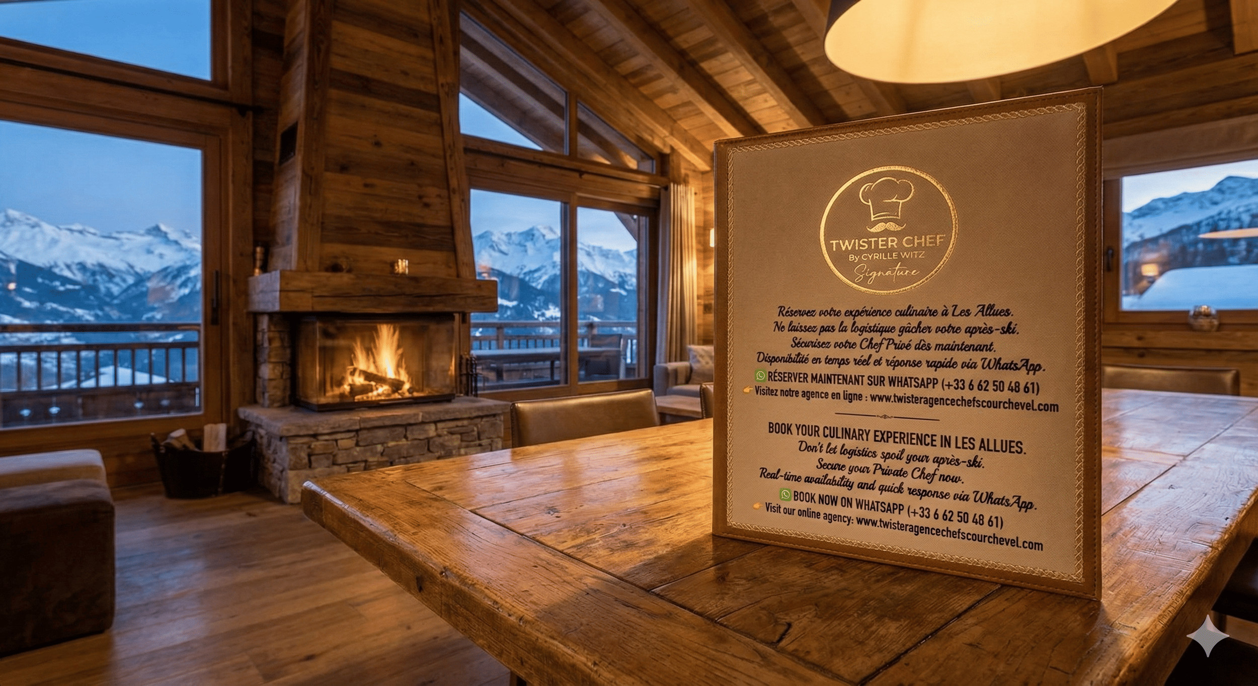 Private Chef Meribel Les Allues | Luxury Catering Le Raffort - Twister Chef