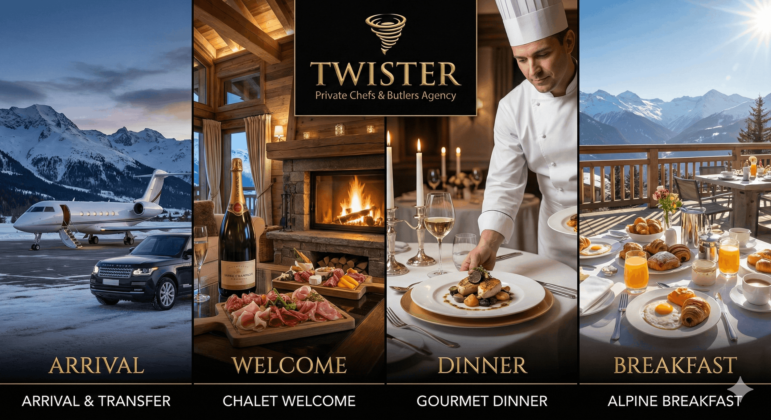 Luxury Chalet Arrival Pack 3 Valleys: Private Chef & Fridge Stocking (Courchevel, Méribel) 3 Valleys