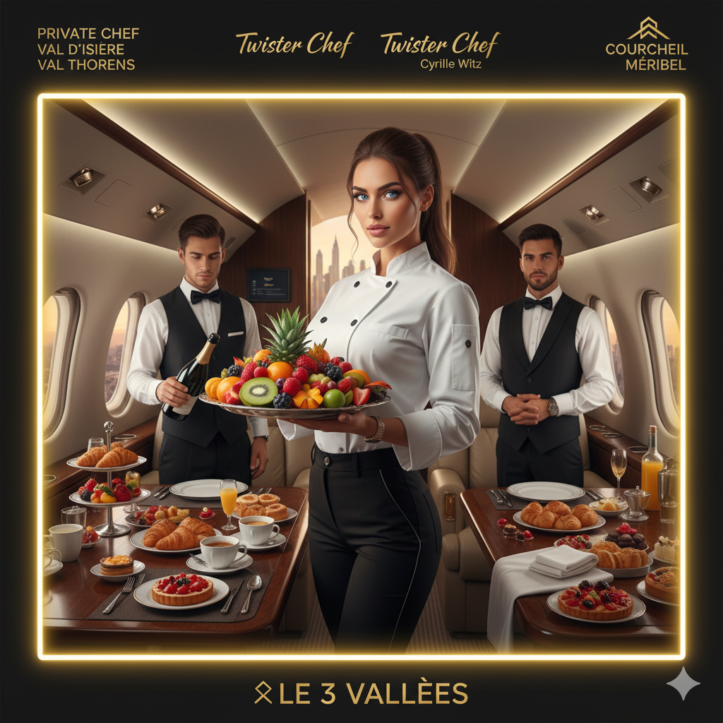 Private chef jet privé à Courchevel  1850, 1650, 1550, les 3 Vallées, Meribel, la Tania, le Praz, le Moriond, St Martin de Belleville, Val d’Isere, Val Thorens.png