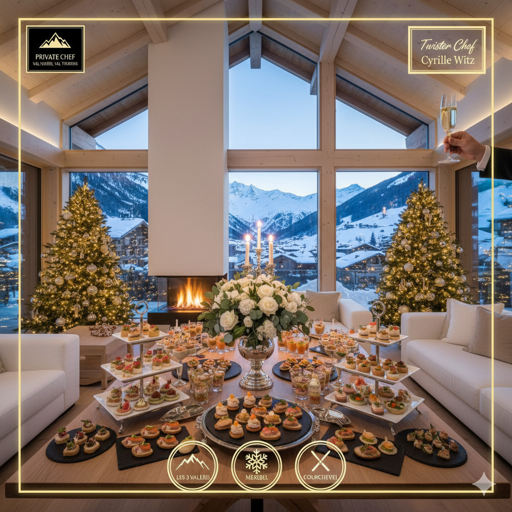 Private chef house in Courchevel 1850, 1650, 1550, les 3 Vallées, Méribel, la Tania, le Moriond, le Praz, St Martin de Belleville, Val d’Isere, Val Thorens