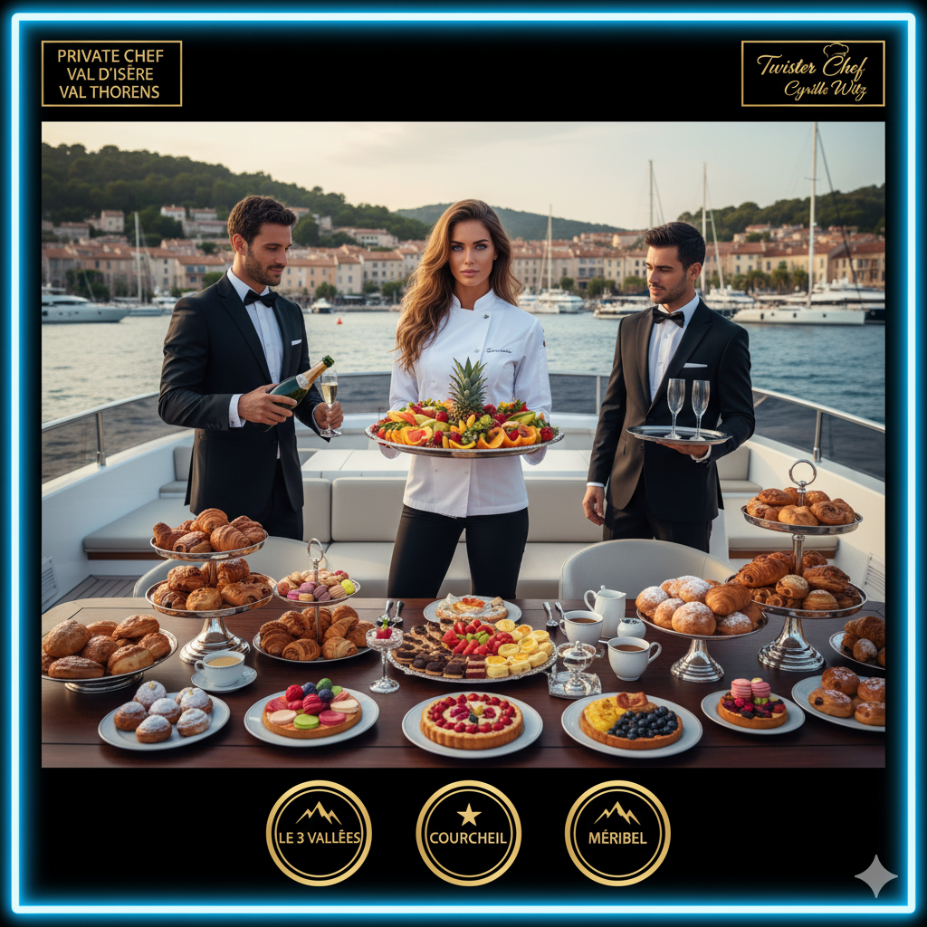 Private chefs Bandol à Courchevel  1850, 1650, 1550, les 3 Vallées, Meribel, la Tania, le Praz, le Moriond, St Martin de Belleville, Val d’Isere, Val Thorens