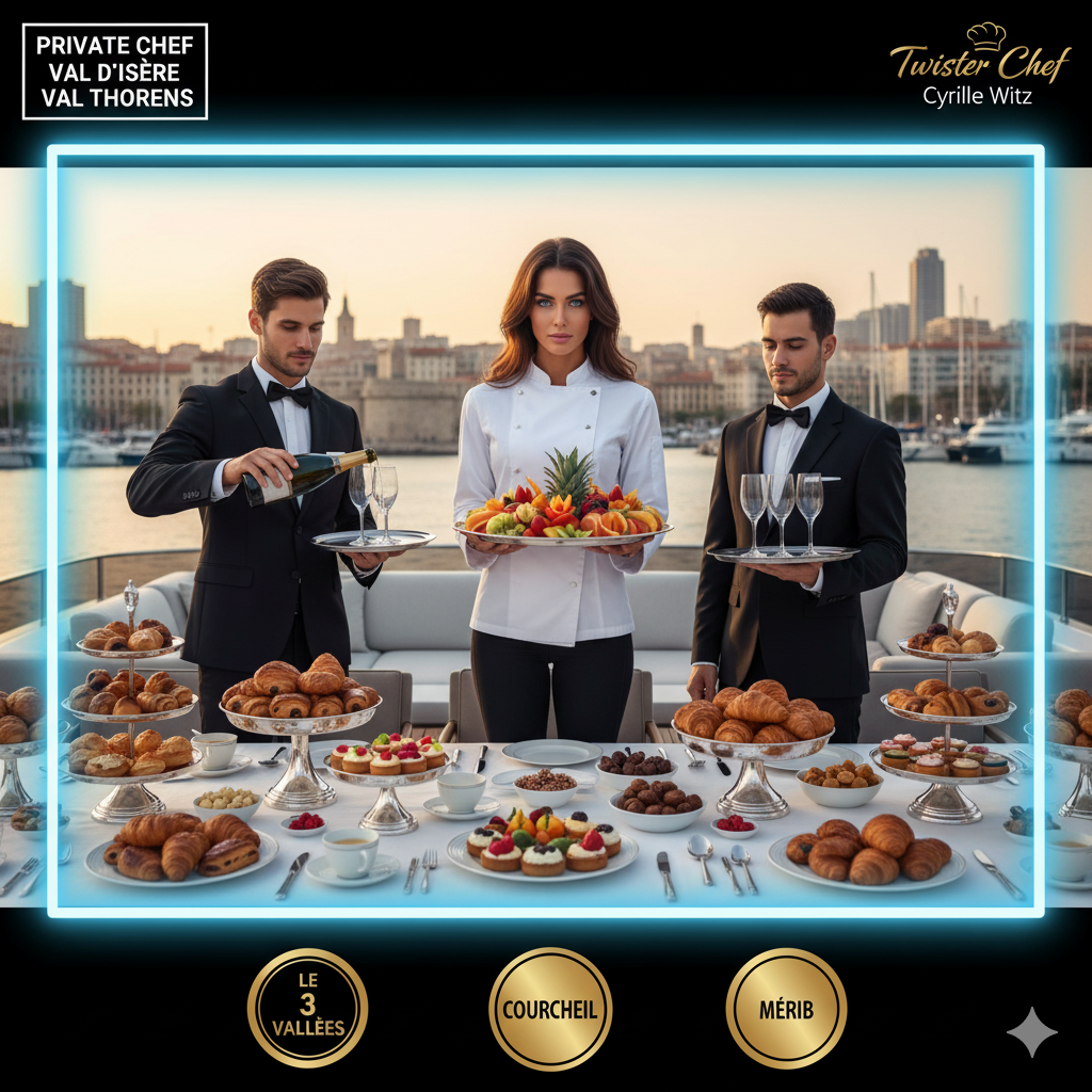Private chefs Cassis à Courchevel  1850, 1650, 1550, les 3 Vallées, Meribel, la Tania, le Praz, le Moriond, St Martin de Belleville, Val d’Isere, Val Thorens