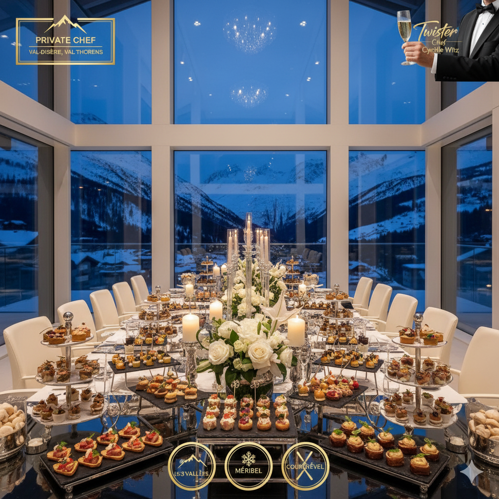Cheffe a demeure Courchevel 1850, 1650, 1550, les 3 Vallées, Méribel, la Tania, le Moriond, le Praz, St Martin de Belleville, Val d’Isere, Val Thorens