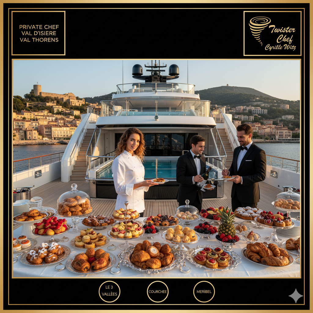 Private chefs Portofino à Courchevel  1850, 1650, 1550, les 3 Vallées, Meribel, la Tania, le Praz, le Moriond, St Martin de Belleville, Val d’Isere, Val Thorens