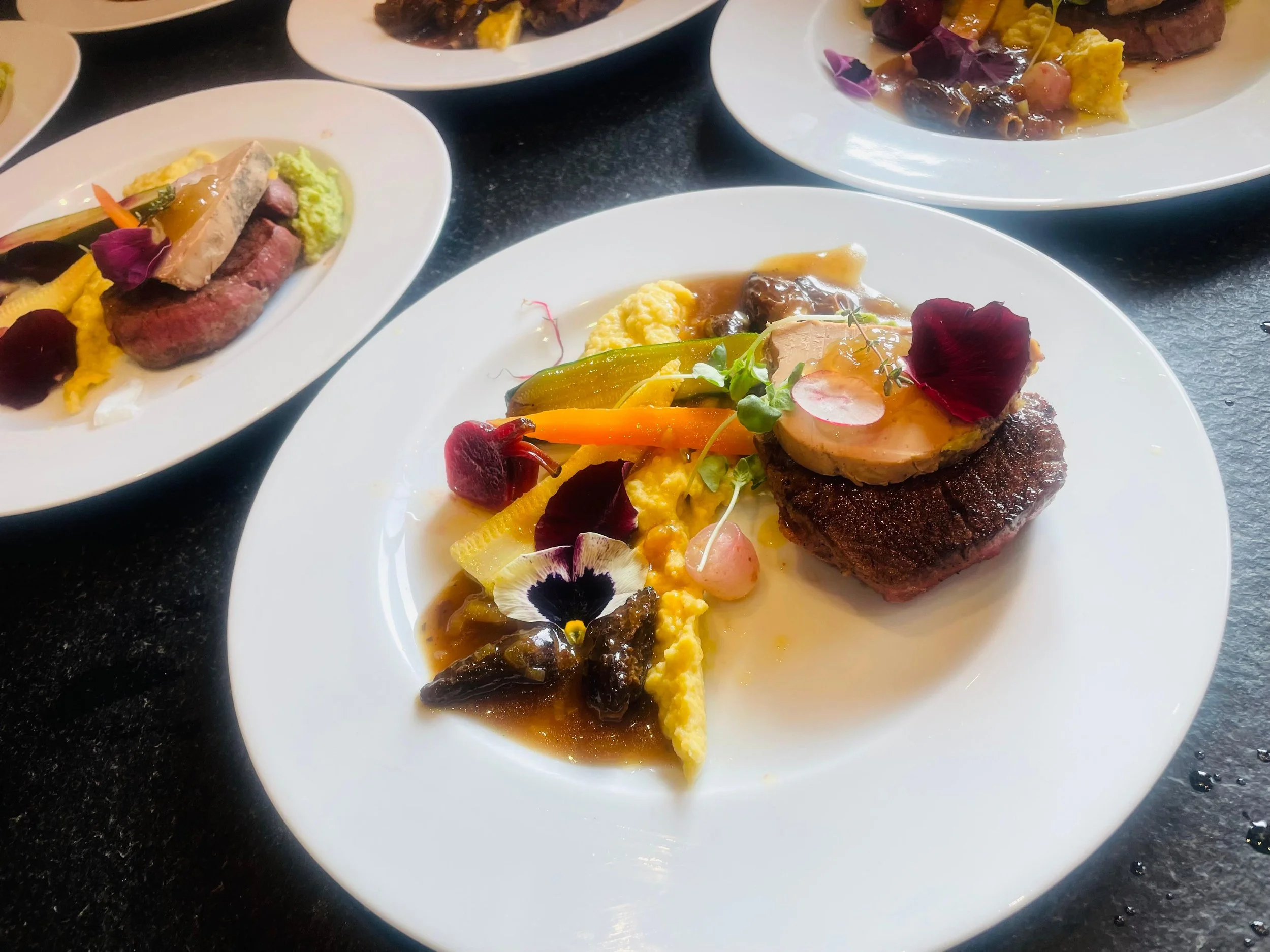 Filet de boeuf rosini terre et mer a domicile