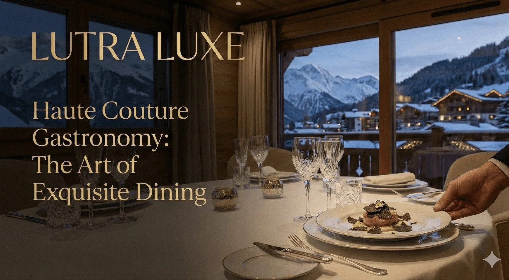 Luxury Private Chef Courchevel | Haute Couture Cuisine & Fine Dining
