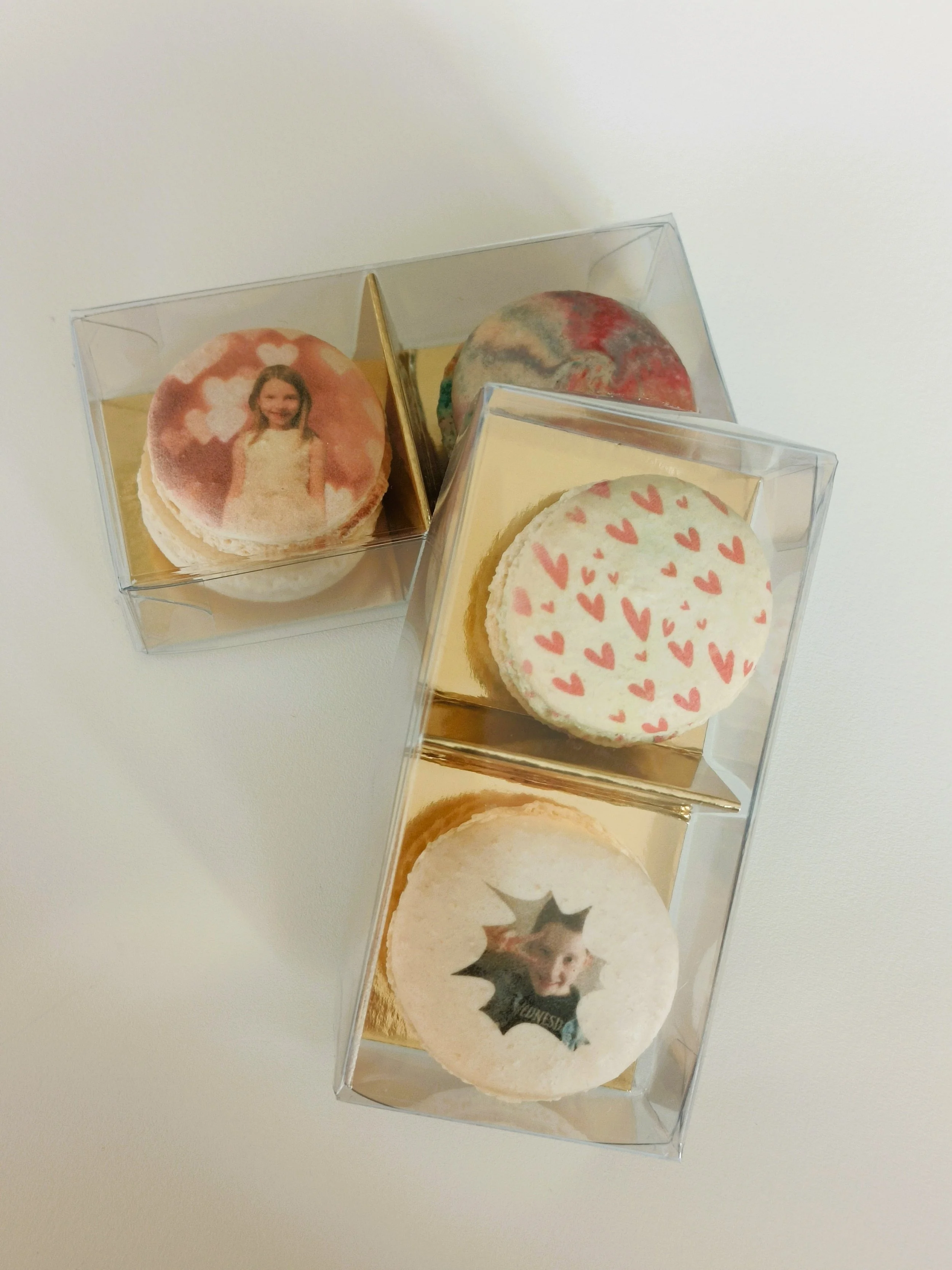 Communie lentefeest cadeau macarons