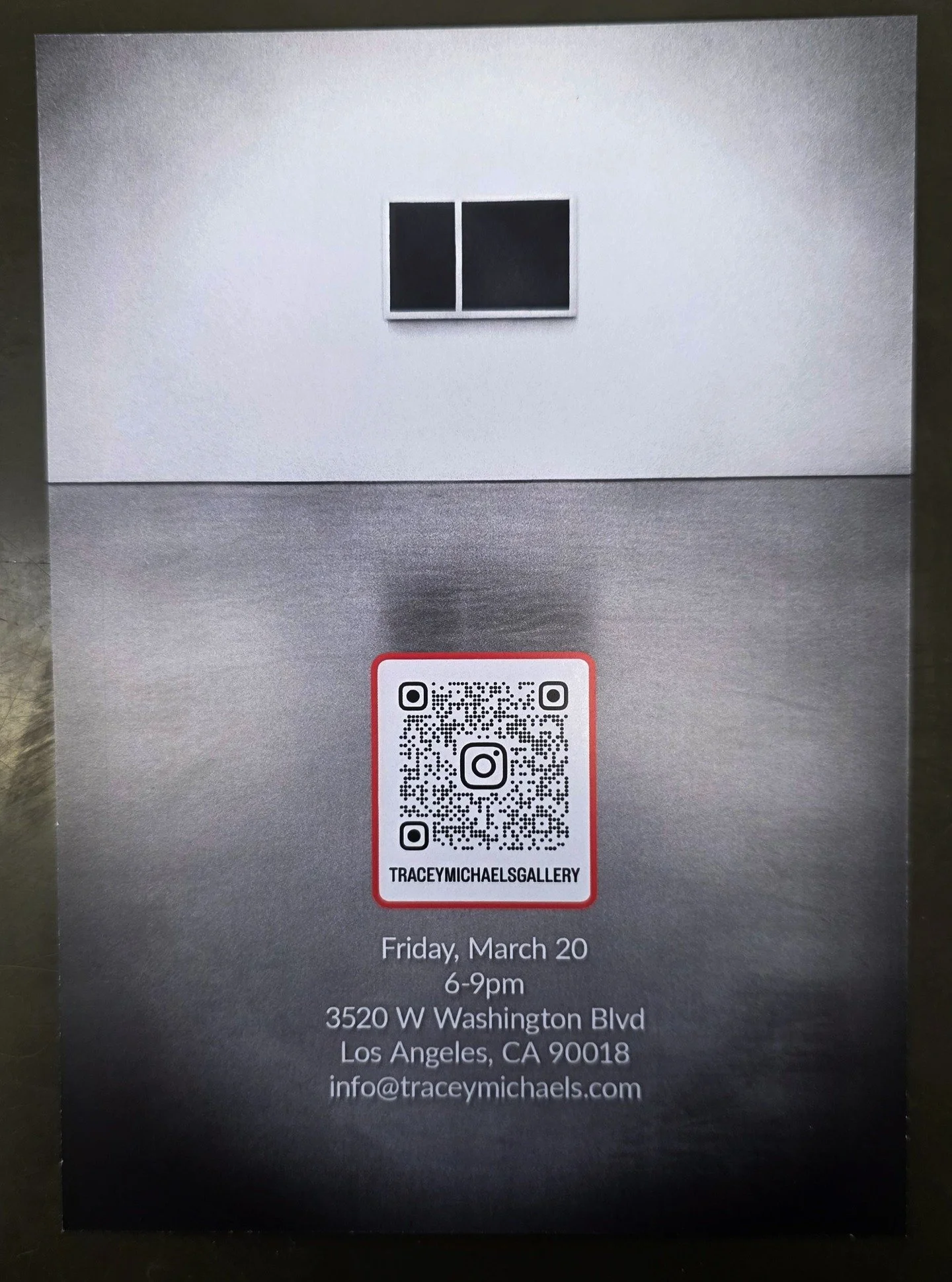 Join us! - TM

GRB
RESURRECTION
Friday, March 20
6-9pm
3520 W Washington Blvd
Los Angeles, CA 90018