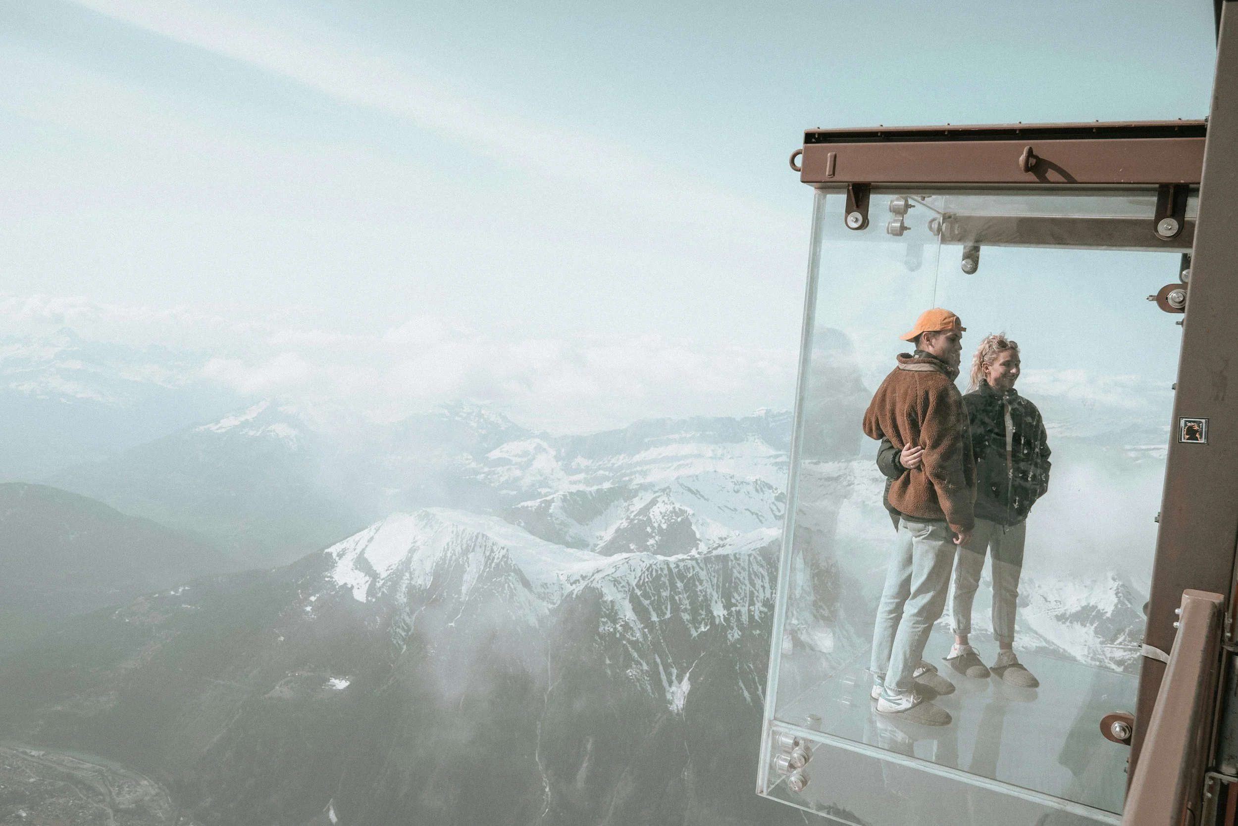 Aiguille du Midi pictures in panoramic view