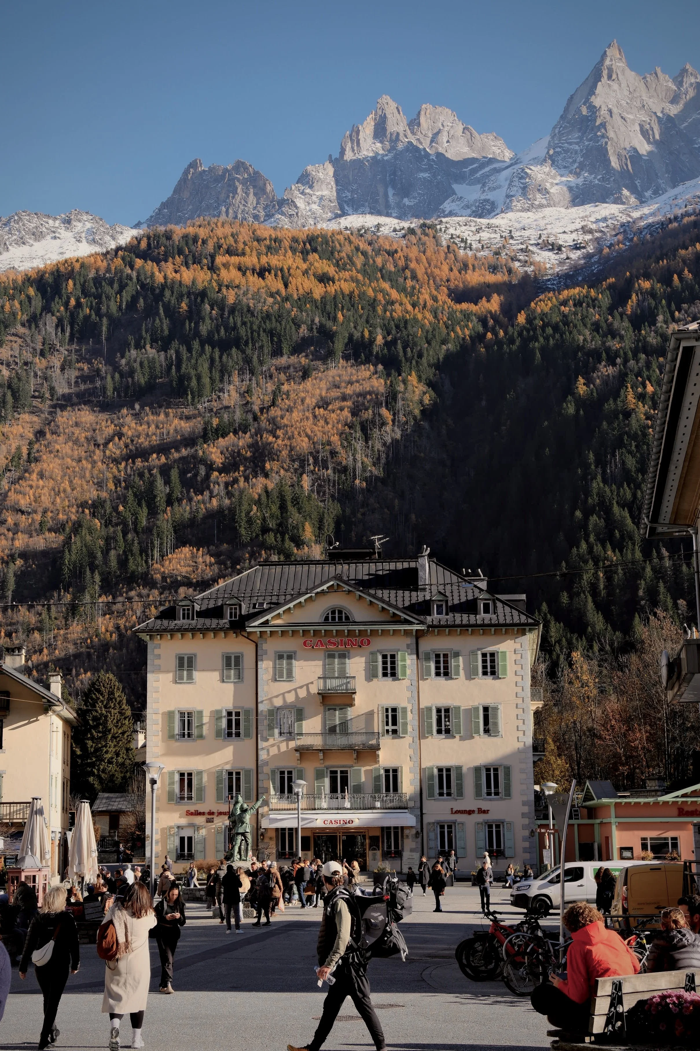 Chamonix during Autumn