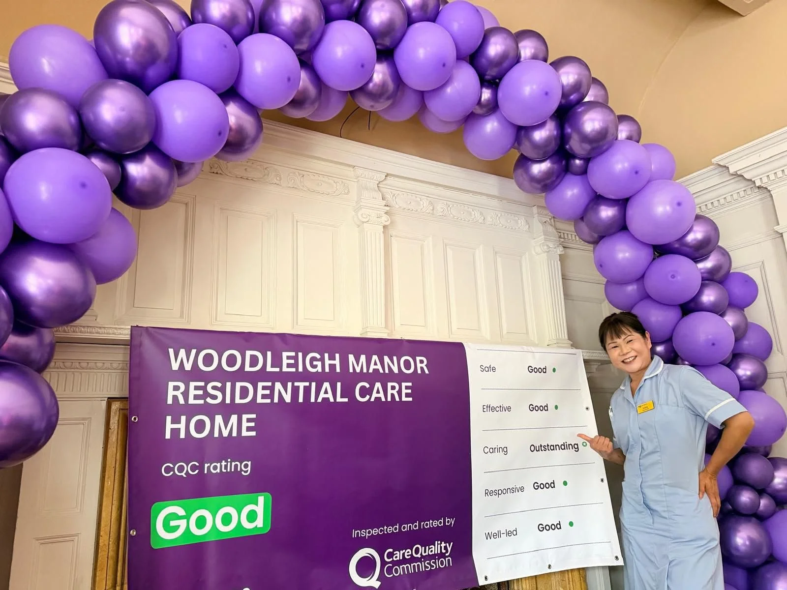 Woodleigh Manor celebrates latest CQC report