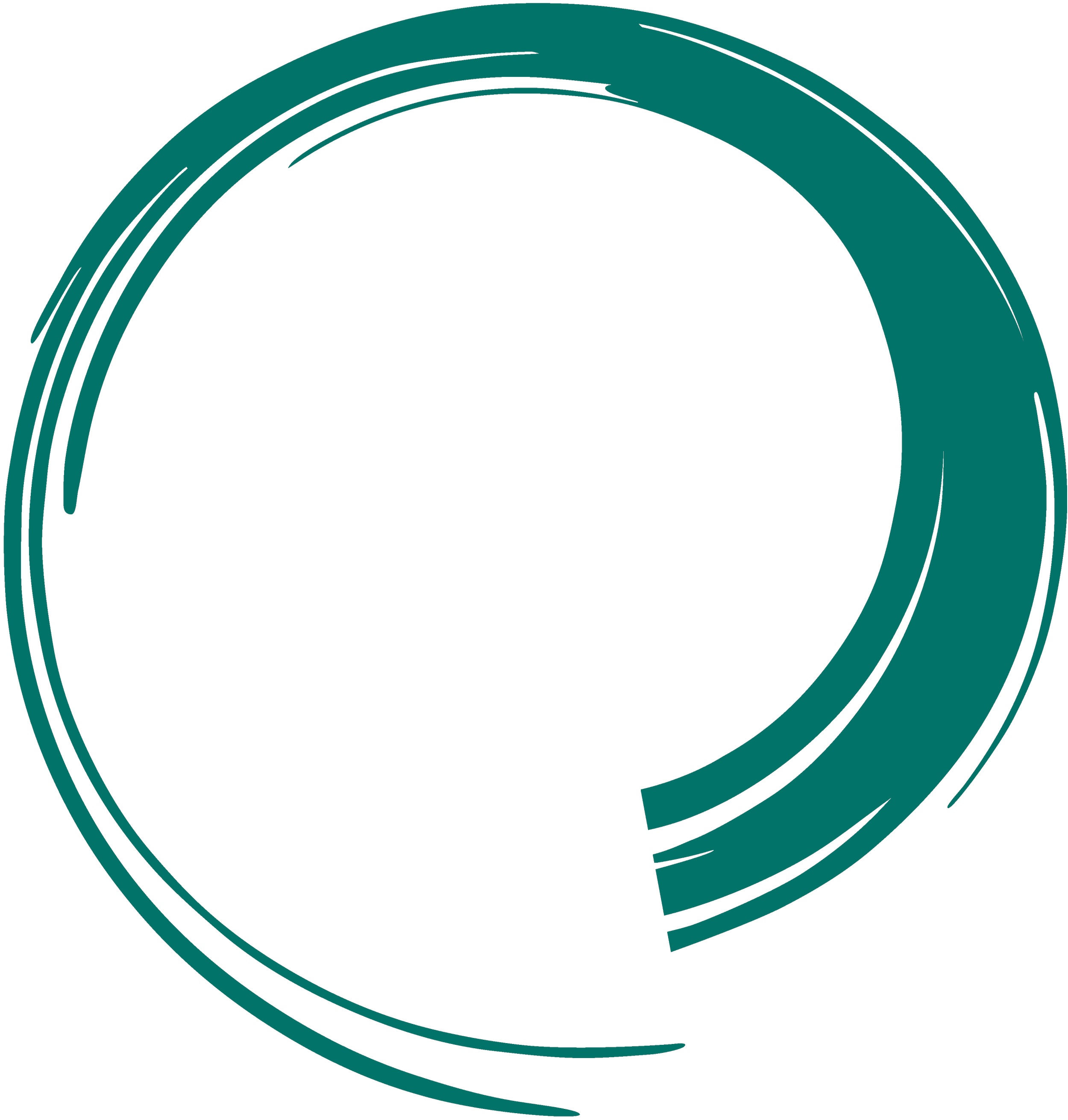 Logo stylisé d'une spirale de couleur verte.