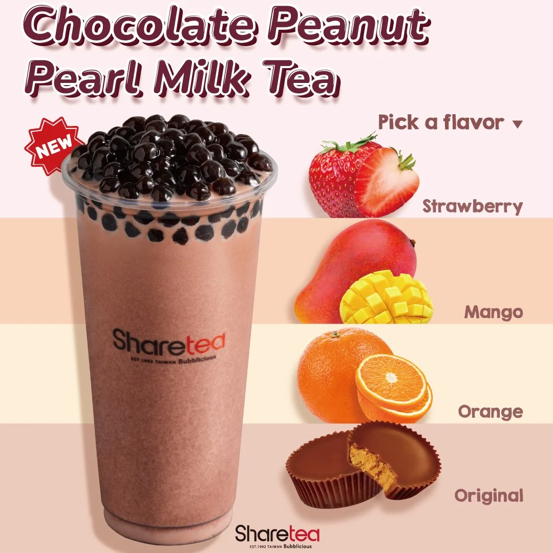 Chocolate Peanut Pearl Milk Tea
