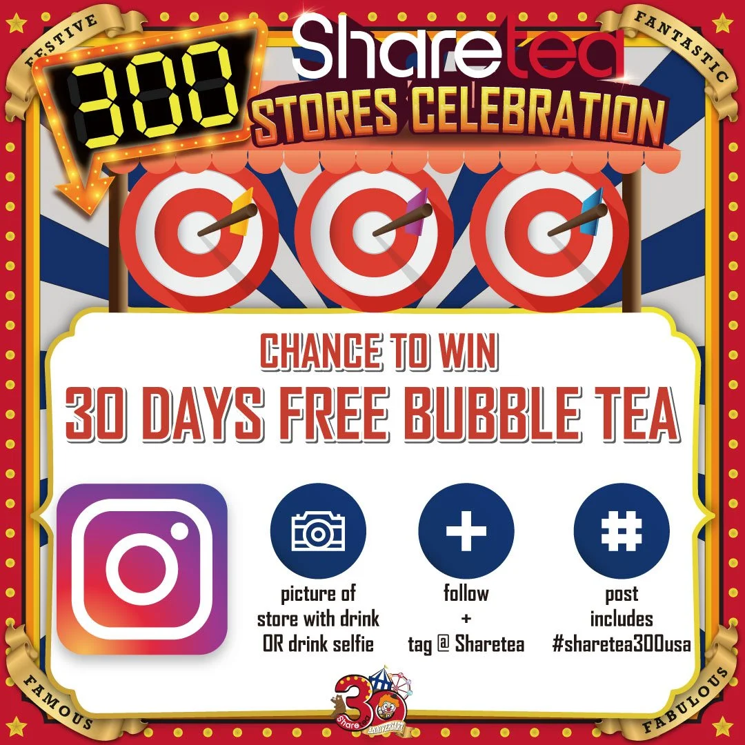 Online and In Store Celebration Promo