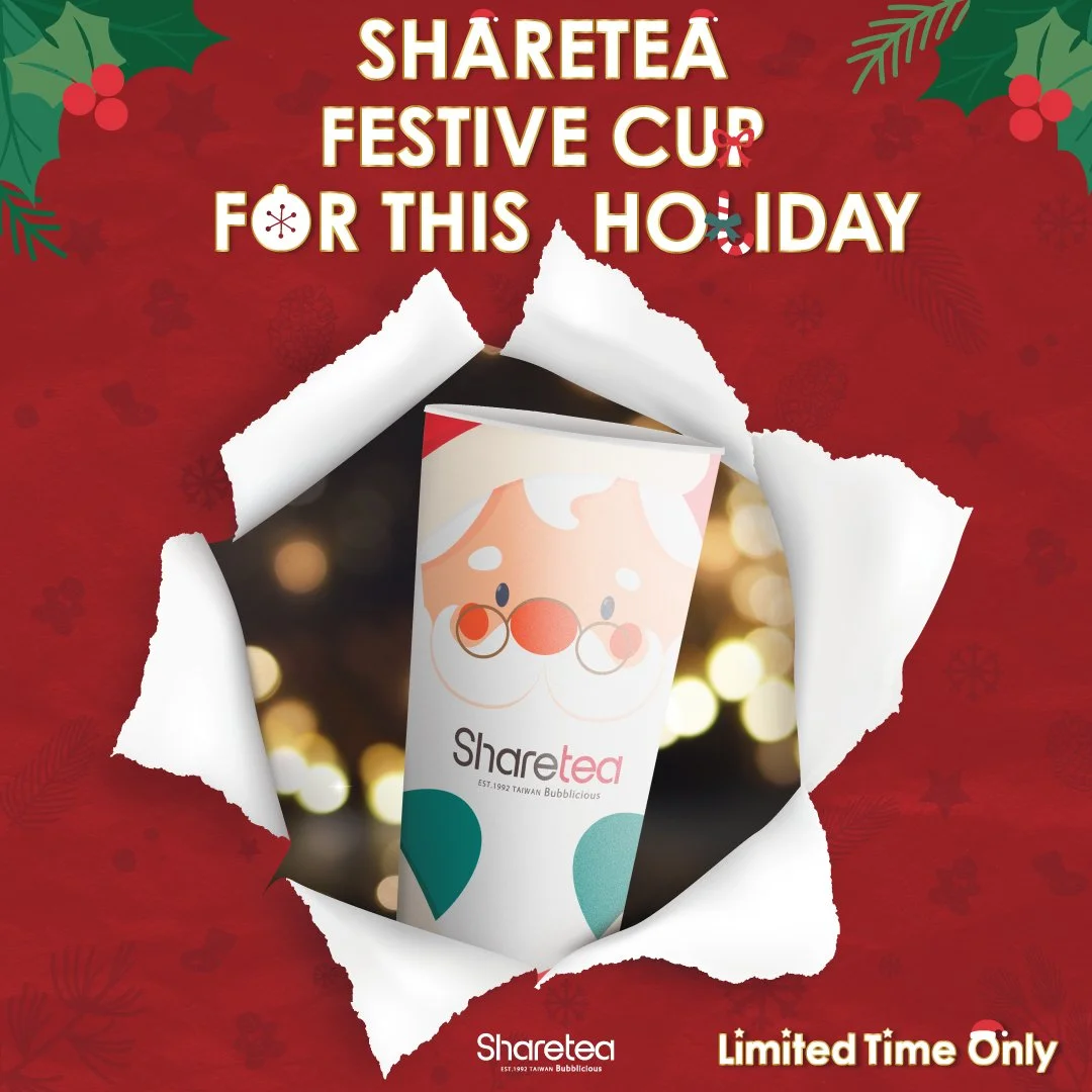 Spend Christmas Holiday with Sharetea