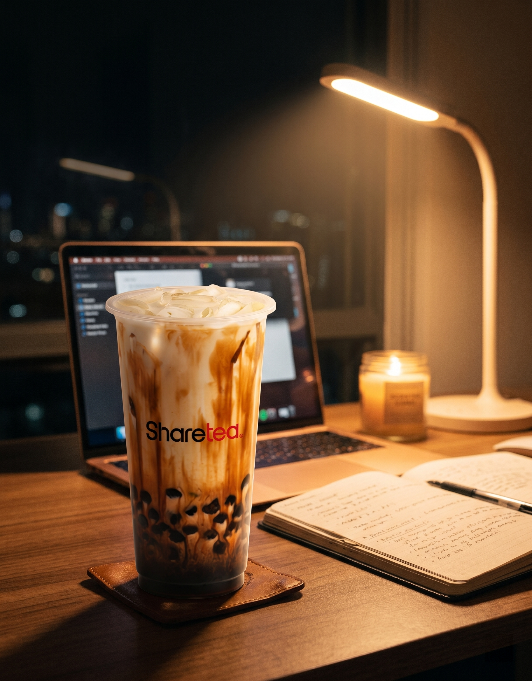 Caffeine-free Tiger Boba fresh milk from Sharetea, a perfect midnight reward for late-night cravings that ensures a good night's sleep without caffeine jitters.