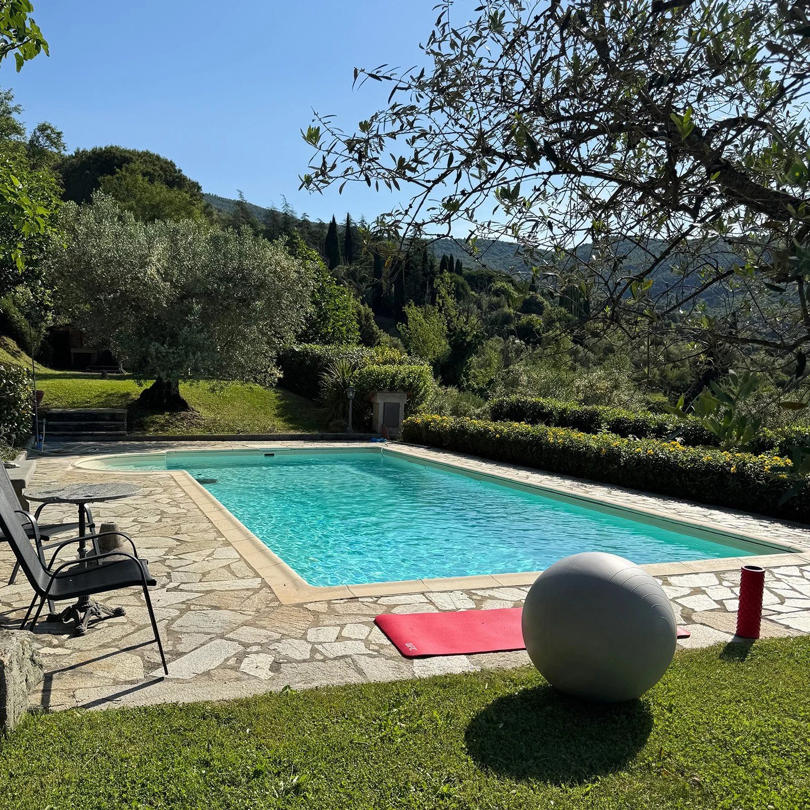 Swimming Pool at La Casa Cappellina, Tuscany