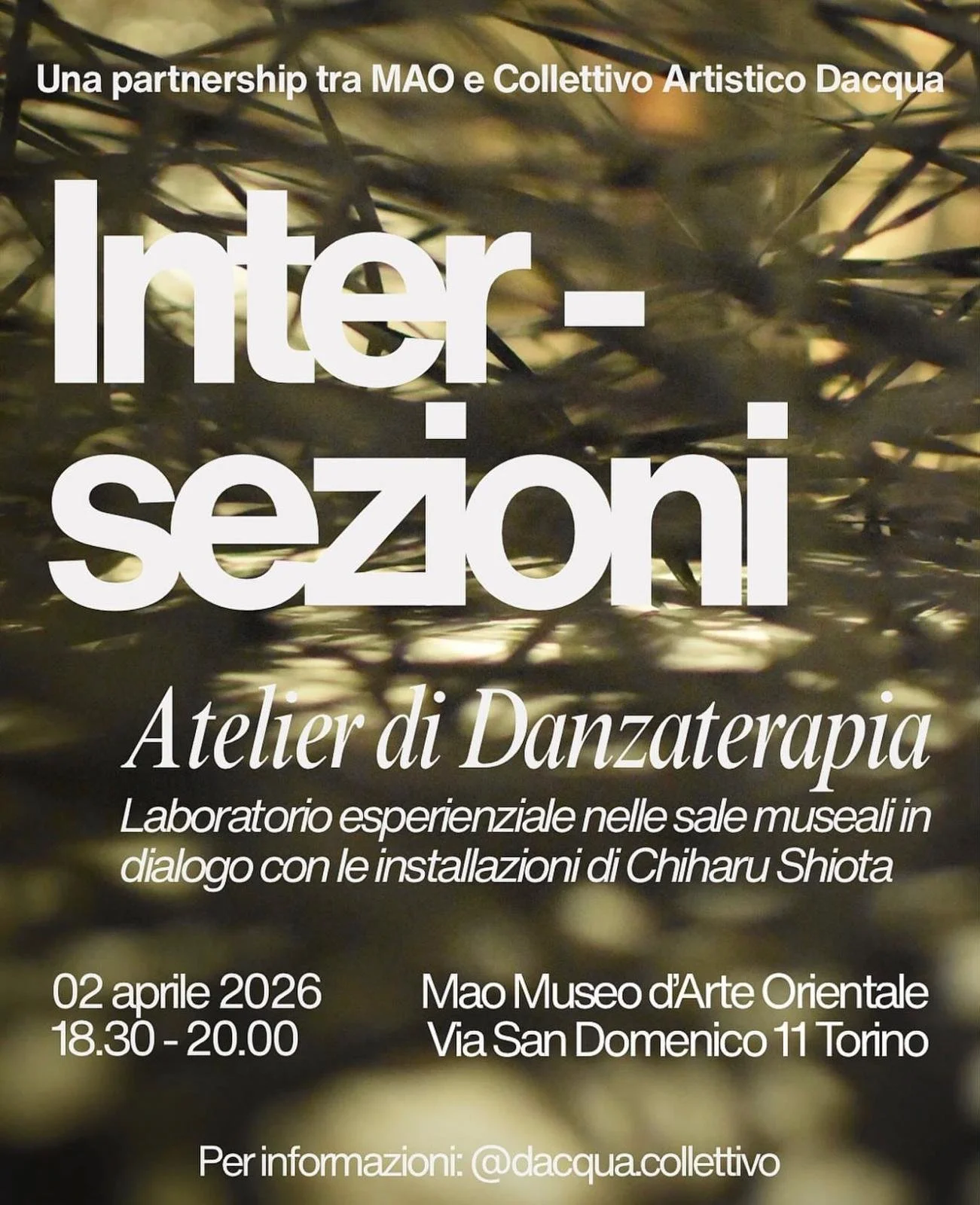 Intersezioni · Atelier di Danzaterapia al MAO