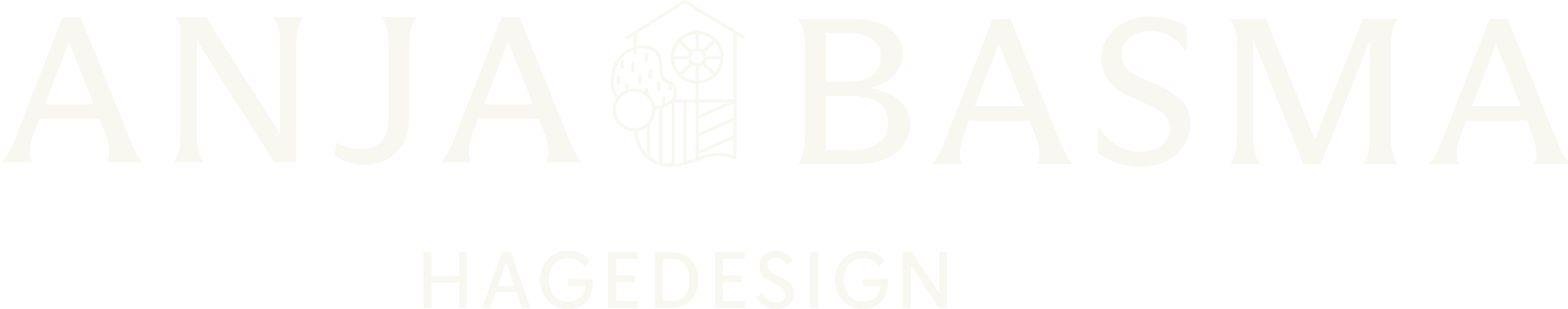 Logo for Anja Basma Hagedesign.