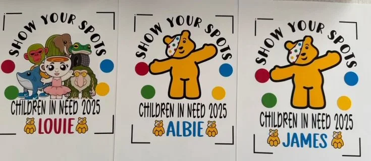 Children in need Heat transfers