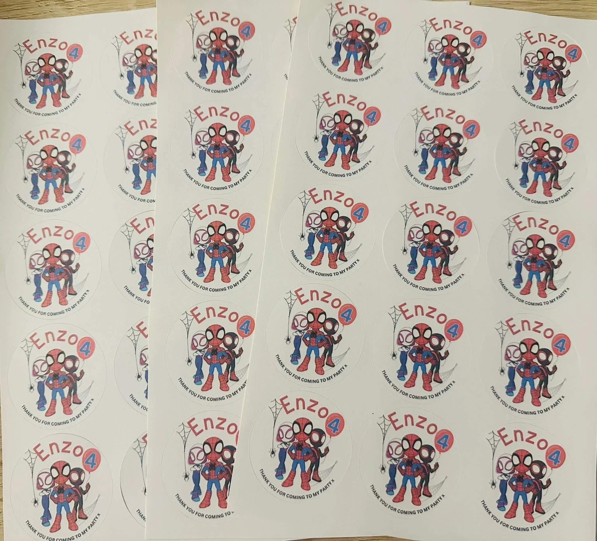 48x Custom Stickers