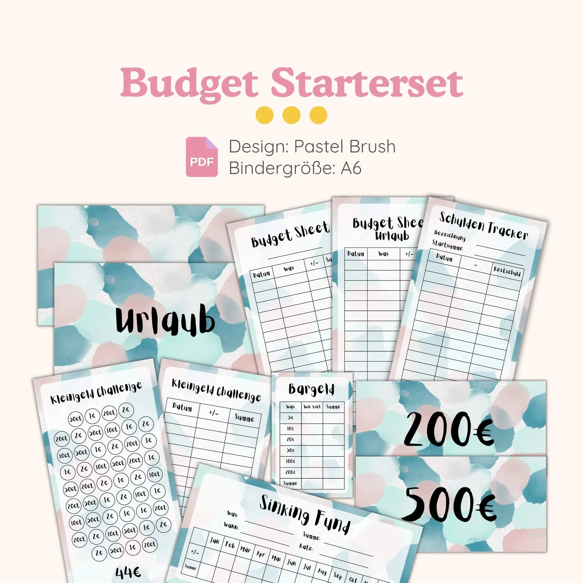 Budget Starterset Pastel Brush